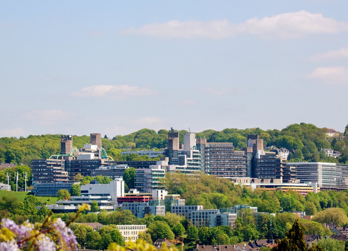 Panoramaaufnahme Uni Wuppertal Campus Grifflenberg
